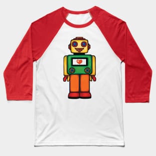 Cute Robot Baseball T-Shirt